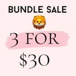 Bundle Sale 3 for $30